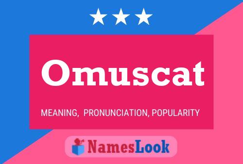 Omuscat Name Poster