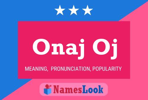 Onaj Oj Name Poster