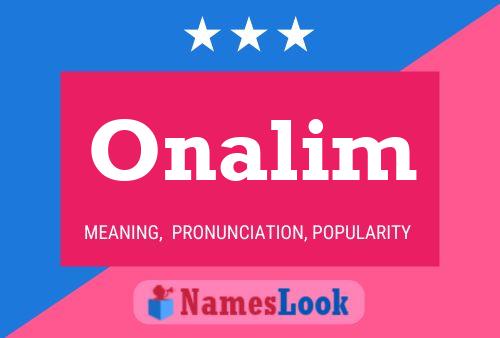 Onalim Name Poster