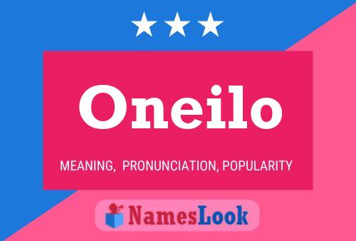 Oneilo Name Poster