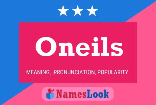 Oneils Name Poster