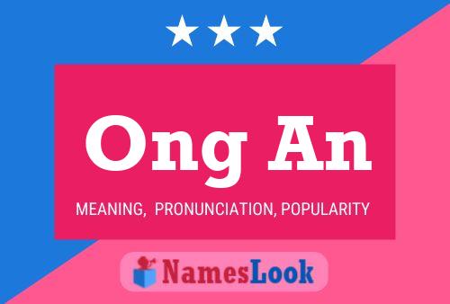 Ong An Name Poster