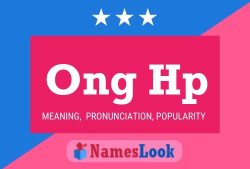 Ong Hp Name Poster