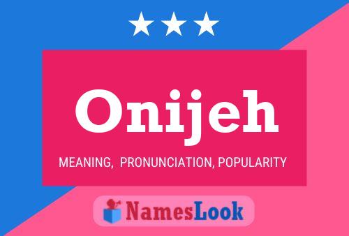 Onijeh Name Poster