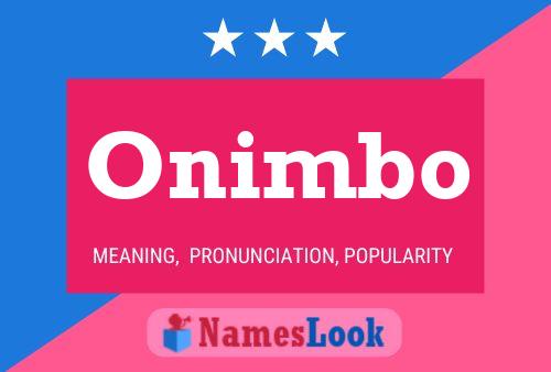 Onimbo Name Poster