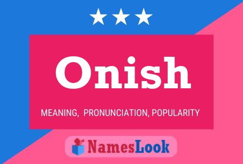 Onish Name Poster