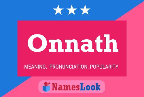 Onnath Name Poster