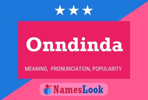 Onndinda Name Poster