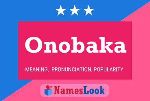 Onobaka Name Poster