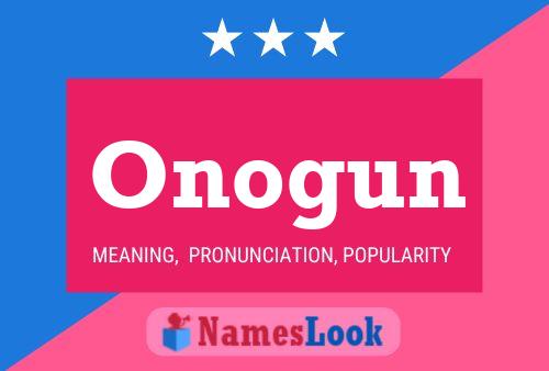 Onogun Name Poster