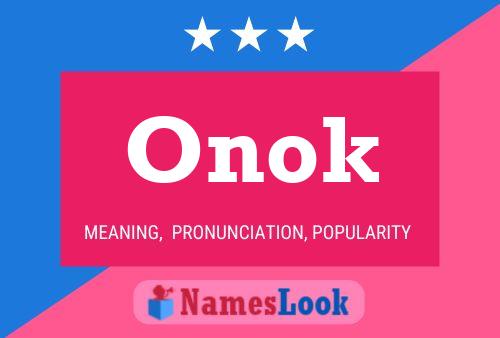 Onok Name Poster