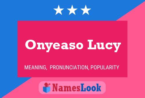 Onyeaso Lucy Name Poster