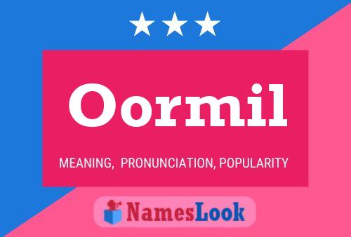 Oormil Name Poster