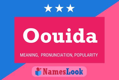 Oouida Name Poster