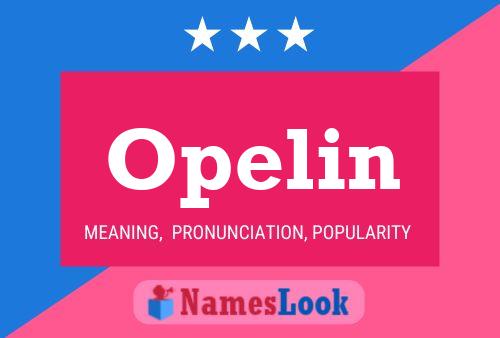 Opelin Name Poster