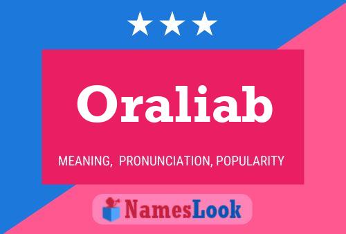 Oraliab Name Poster