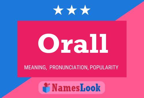 Orall Name Poster