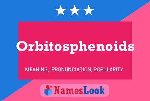 Orbitosphenoids Name Poster