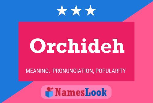 Orchideh Name Poster