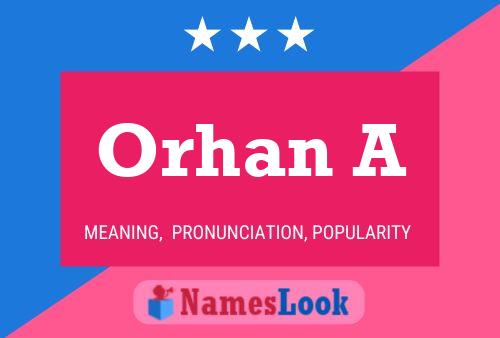 Orhan A Name Poster