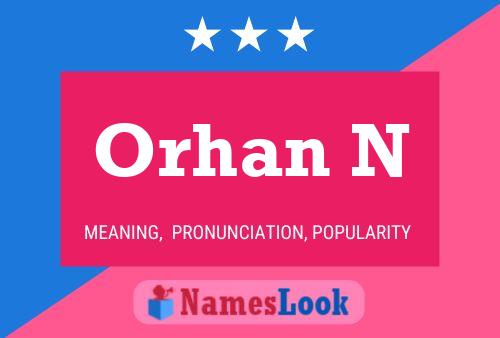 Orhan N Name Poster