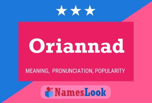 Oriannad Name Poster