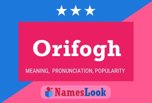 Orifogh Name Poster