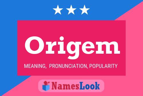 Origem Name Poster