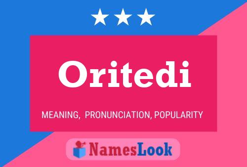 Oritedi Name Poster