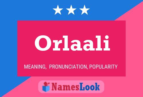 Orlaali Name Poster