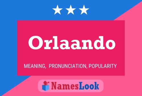 Orlaando Name Poster