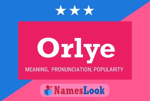 Orlye Name Poster