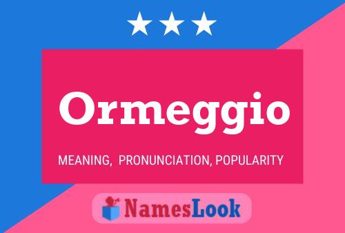 Ormeggio Name Poster