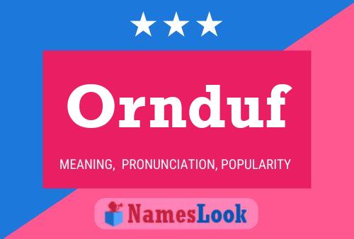 Ornduf Name Poster