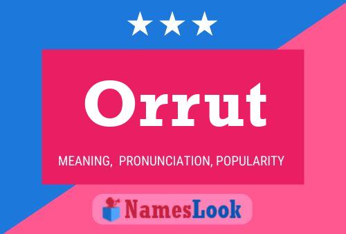 Orrut Name Poster