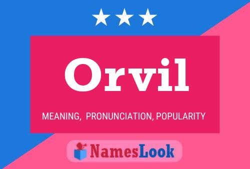 Orvil Name Poster