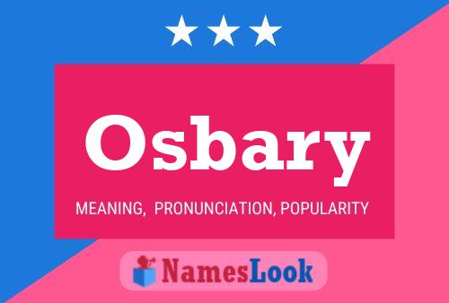 Osbary Name Poster