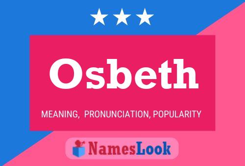 Osbeth Name Poster