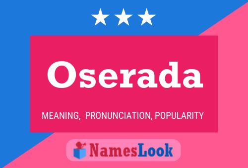 Oserada Name Poster