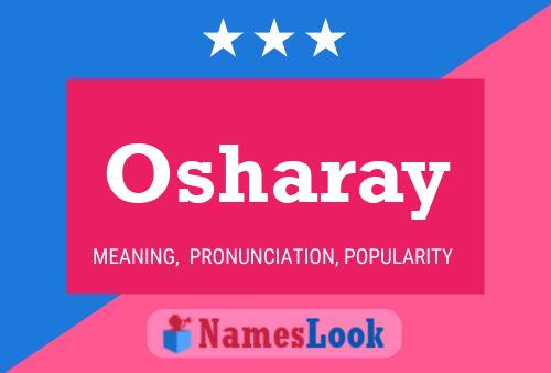 Osharay Name Poster