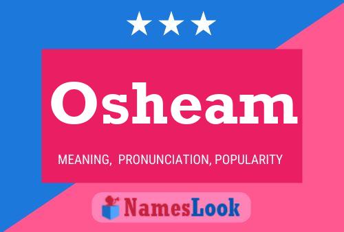 Osheam Name Poster