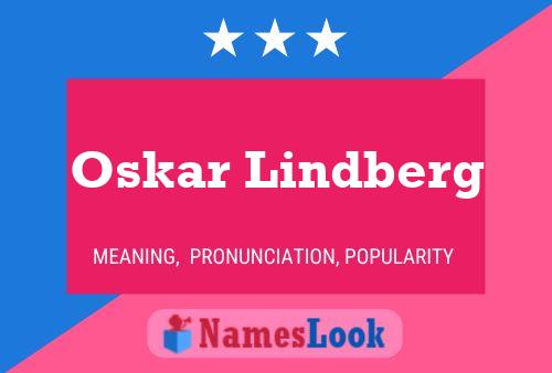 Oskar Lindberg Name Poster