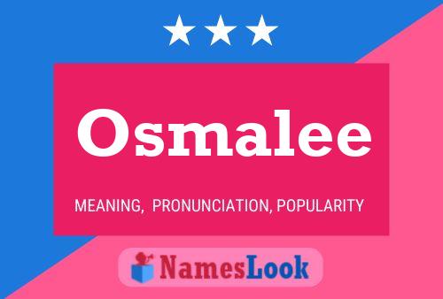 Osmalee Name Poster