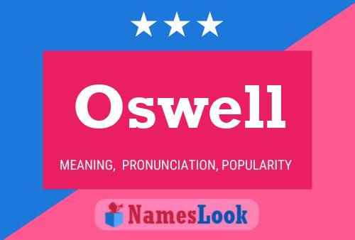 Oswell Name Poster