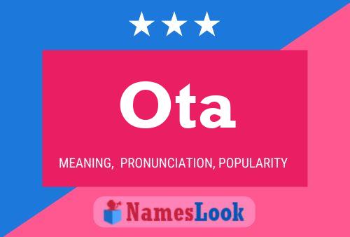 Ota Name Poster