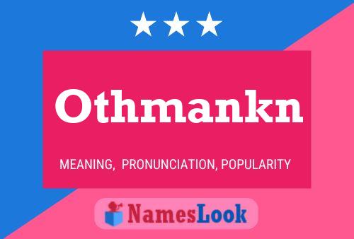 Othmankn Name Poster