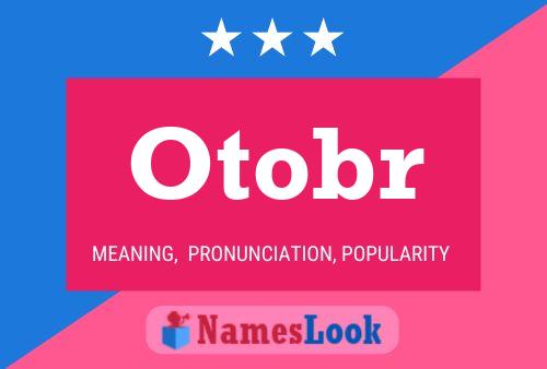 Otobr Name Poster