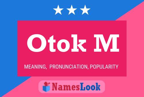 Otok M Name Poster