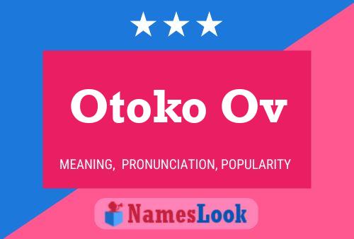 Otoko Ov Name Poster