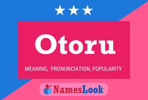 Otoru Name Poster